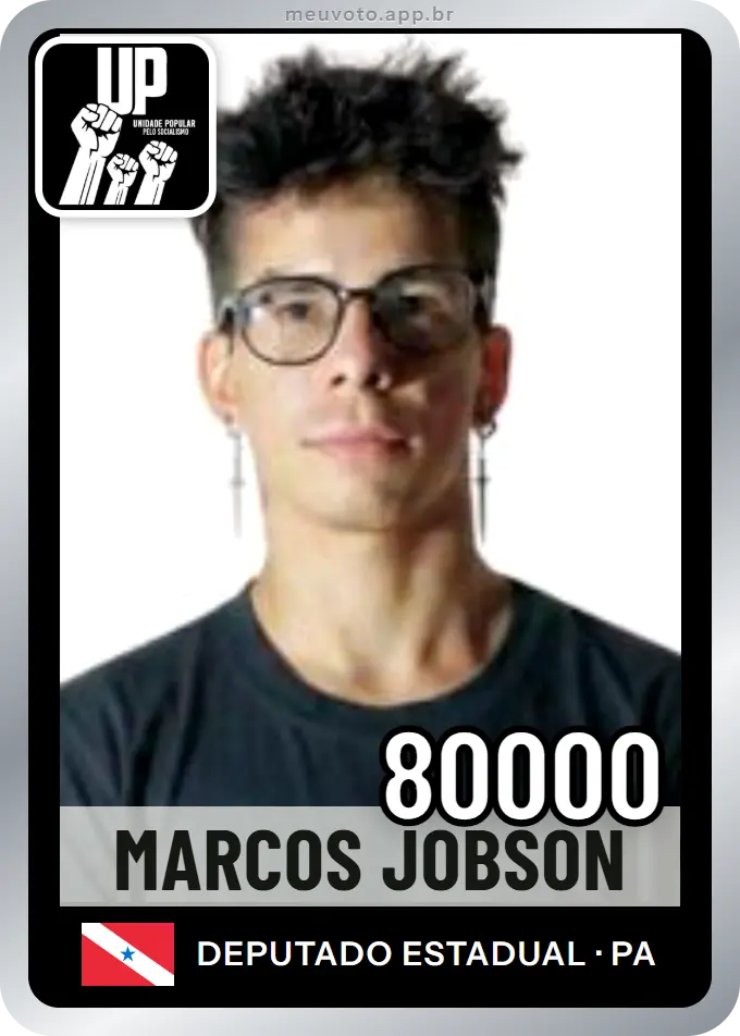 Carta de Marcos Jobson, número 80000, UP