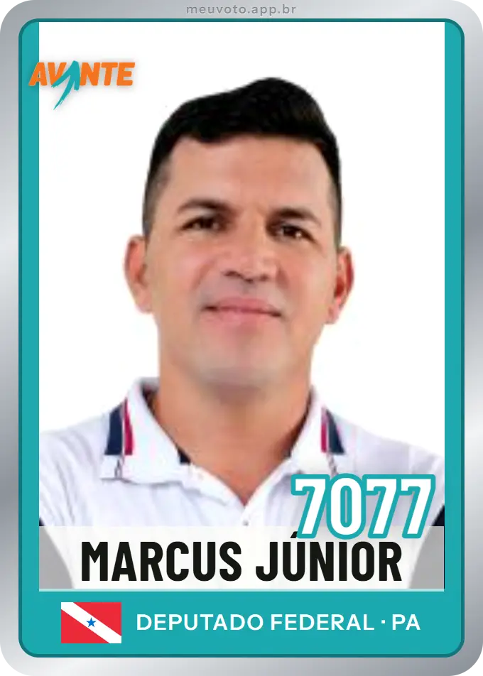 Carta de Marcus Júnior, número 7077, Avante