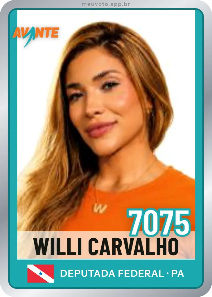 Carta de Willi Carvalho, número 7075, Avante