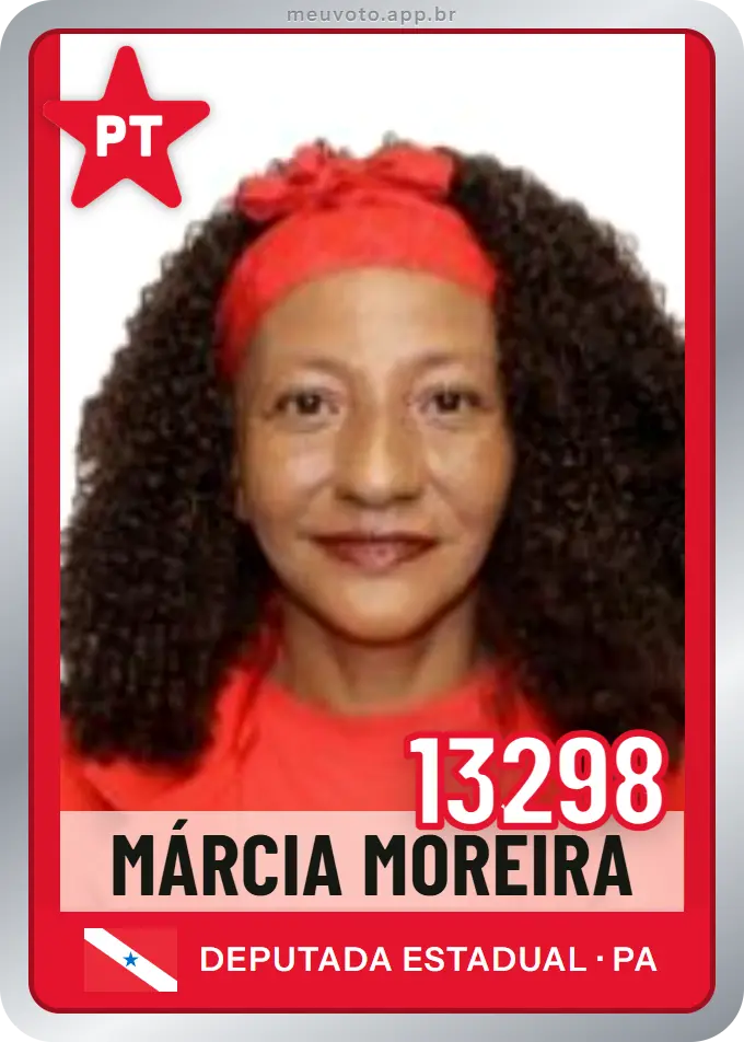 Carta de Márcia Moreira, número 13298, PT