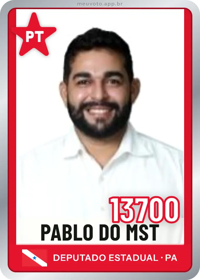 Carta de Pablo do Mst, número 13700, PT
