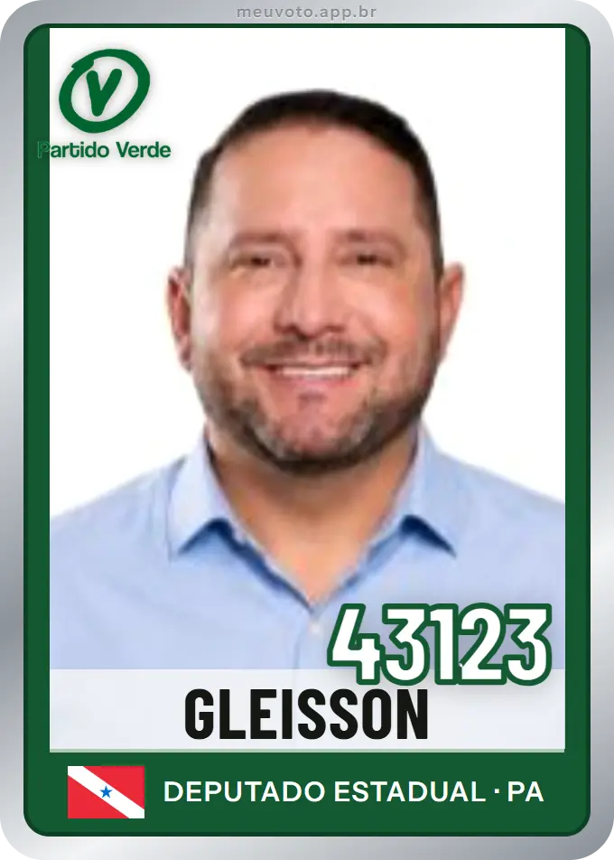 Carta de Gleisson, número 43123, PV
