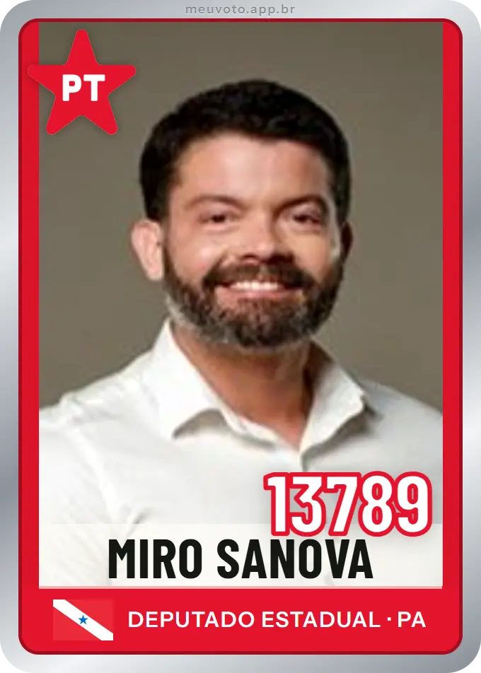 Carta de Miro Sanova, número 13789, PT