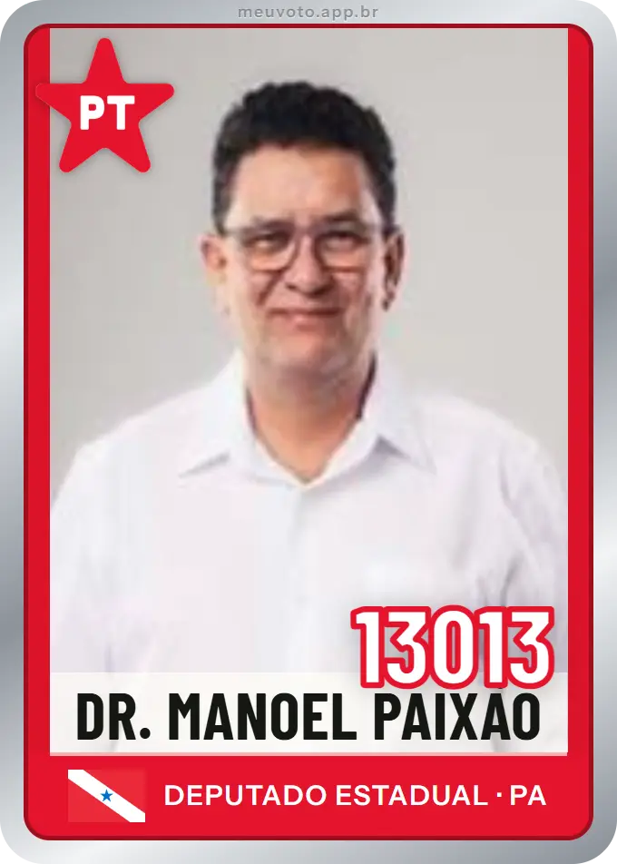 Carta de Dr. Manoel Paixão, número 13013, PT