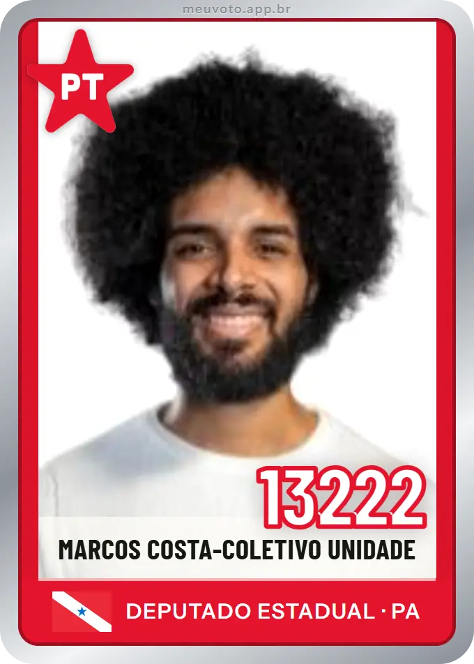 Carta de Marcos Costa-Coletivo Unidade, número 13222, PT
