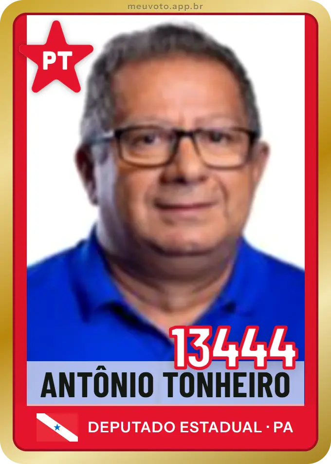 Carta de Antônio Tonheiro, número 13444, PT