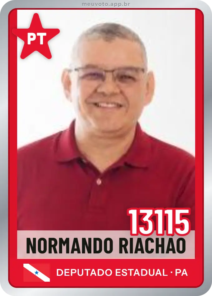 Carta de Normando Riachão, número 13115, PT