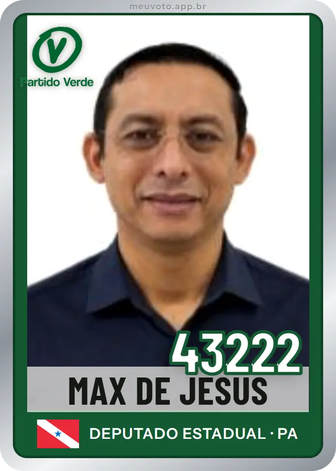 Carta de Max de Jesus, número 43222, PV