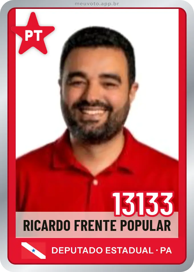 Carta de Ricardo Frente Popular, número 13133, PT