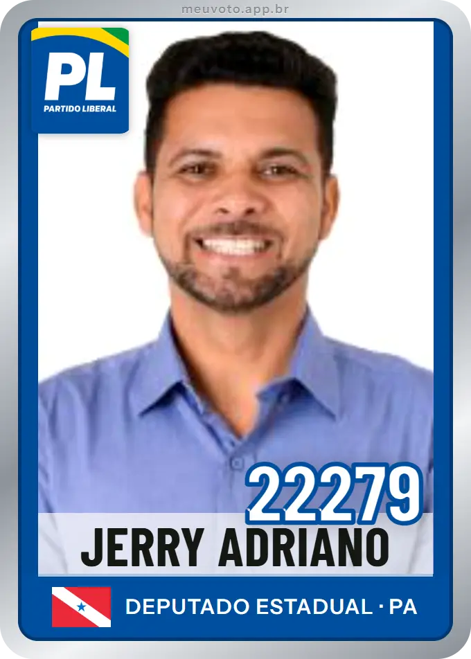 Carta de Jerry Adriano, número 22279, PL