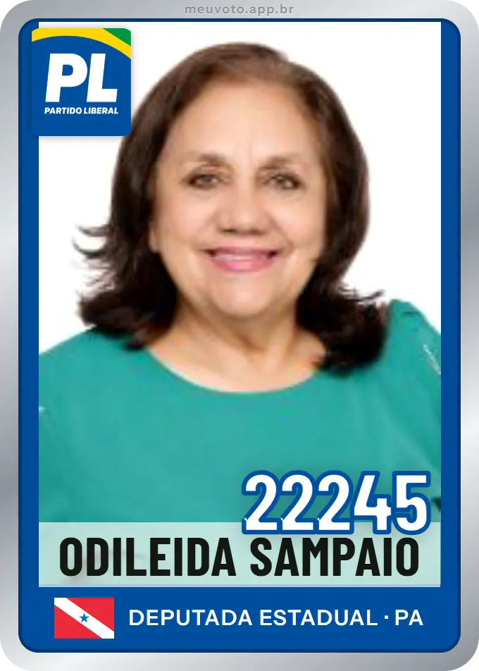 Carta de Odileida Sampaio, número 22245, PL