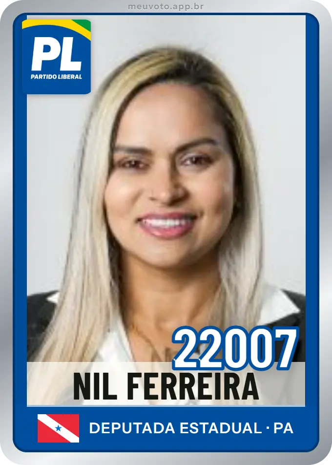 Carta de Nil Ferreira, número 22007, PL