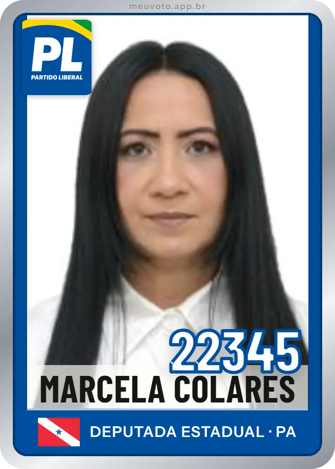 Carta de Marcela Colares, número 22345, PL