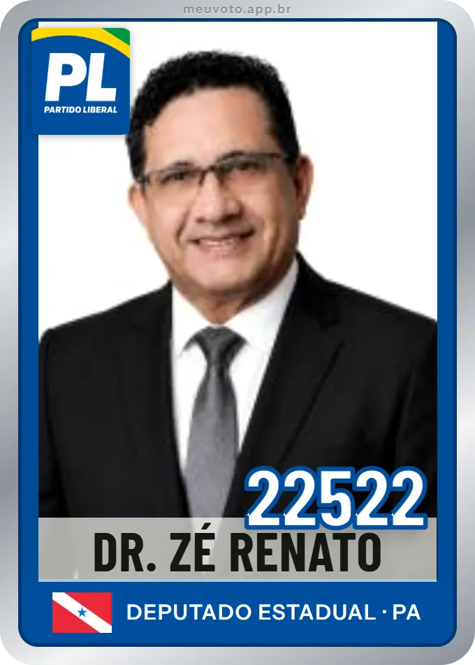 Carta de Dr. Zé Renato, número 22522, PL