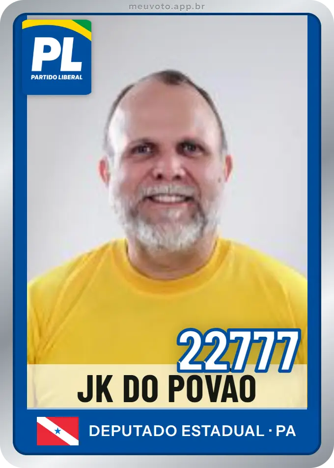 Carta de Jk do Povão, número 22777, PL