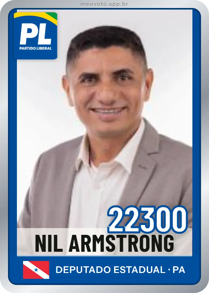 Carta de Nil Armstrong, número 22300, PL