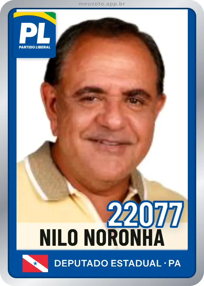 Carta de Nilo Noronha, número 22077, PL