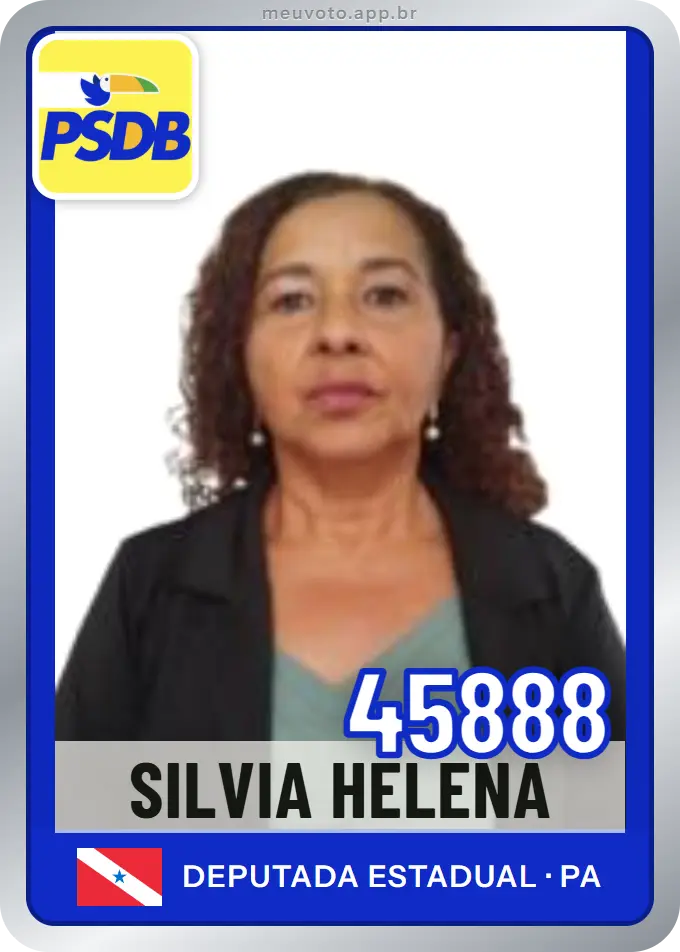 Carta de Silvia Helena, número 45888, PSDB