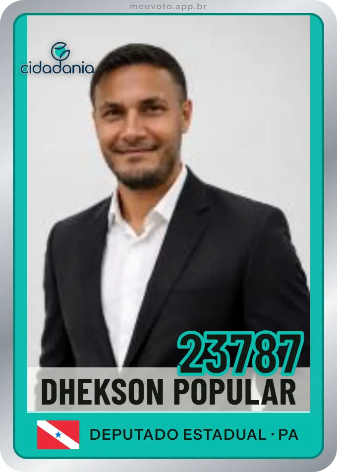 Carta de Dhekson Popular, número 23787, Cidadania