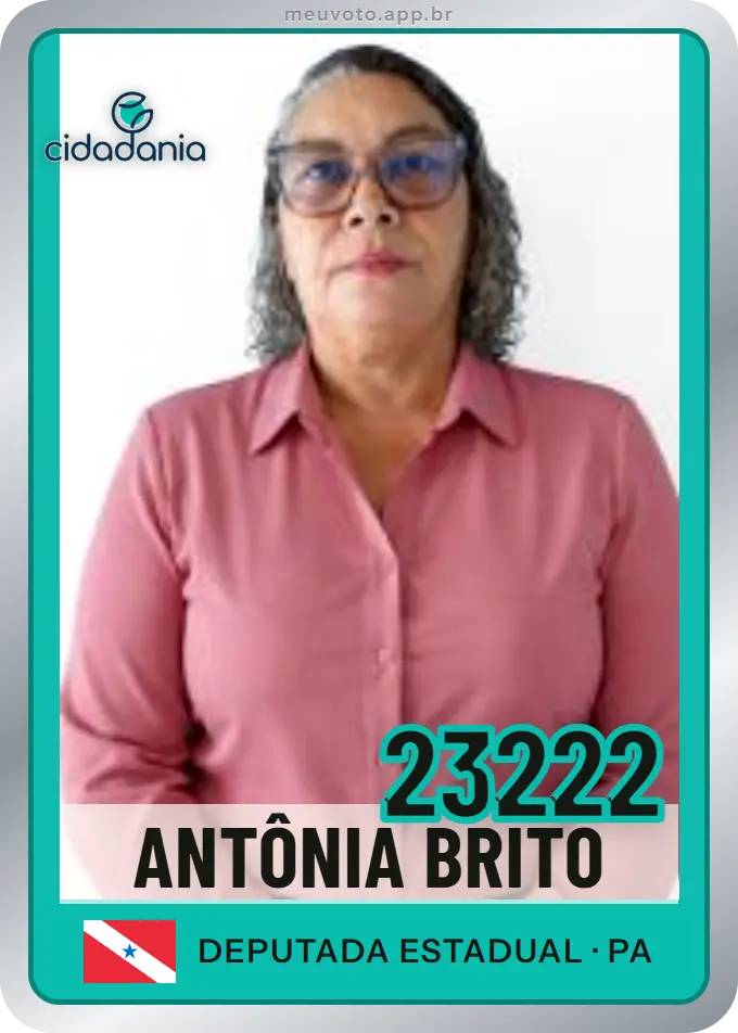 Carta de Antônia Brito, número 23222, Cidadania