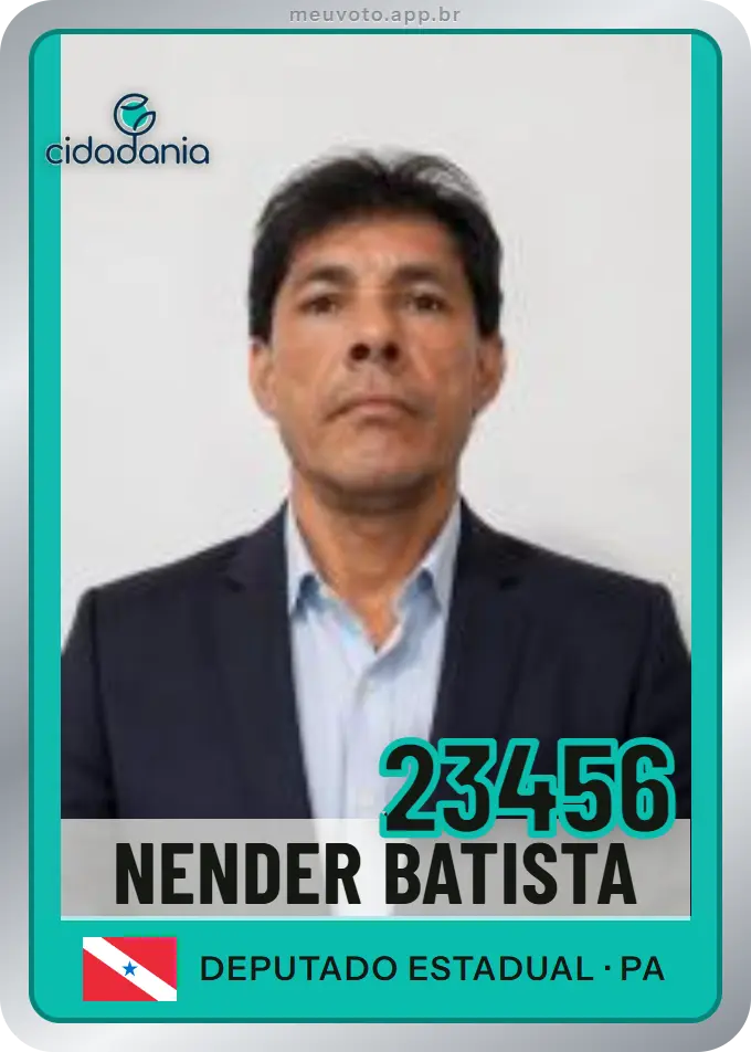 Carta de Nender Batista, número 23456, Cidadania