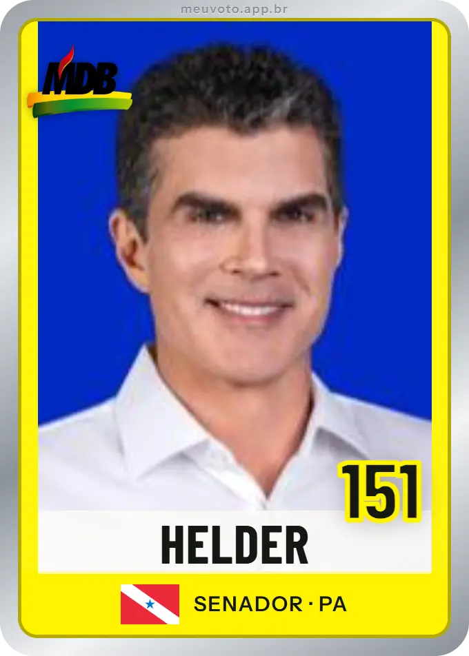 Carta de Helder, número 151, MDB
