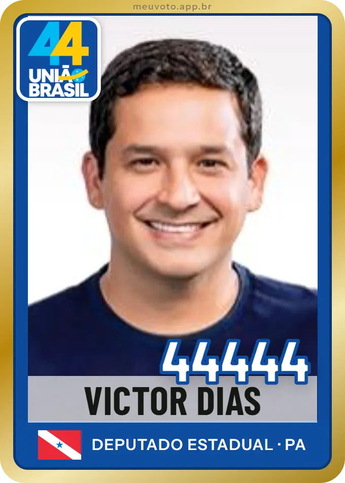 Carta de Victor Dias, número 44444, União