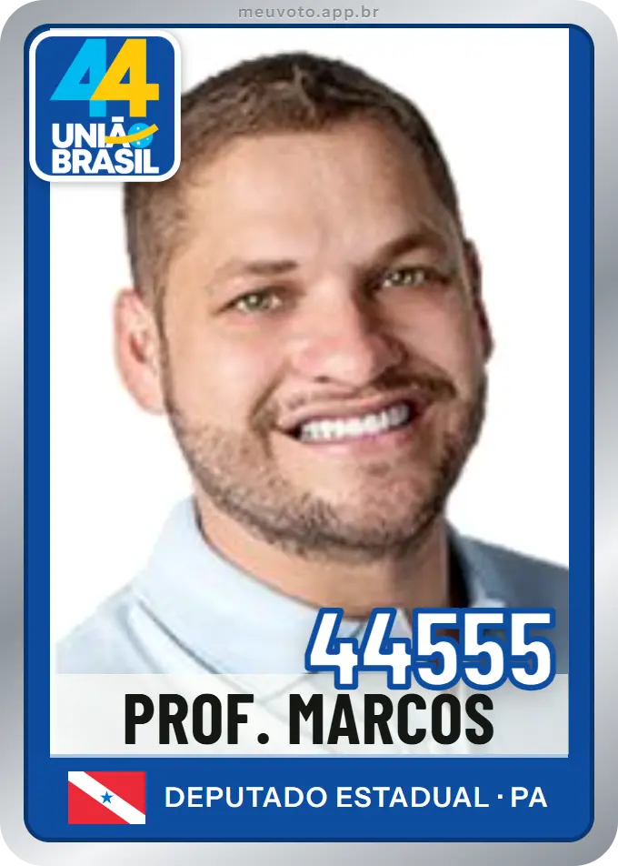 Carta de Prof. Marcos, número 44555, União