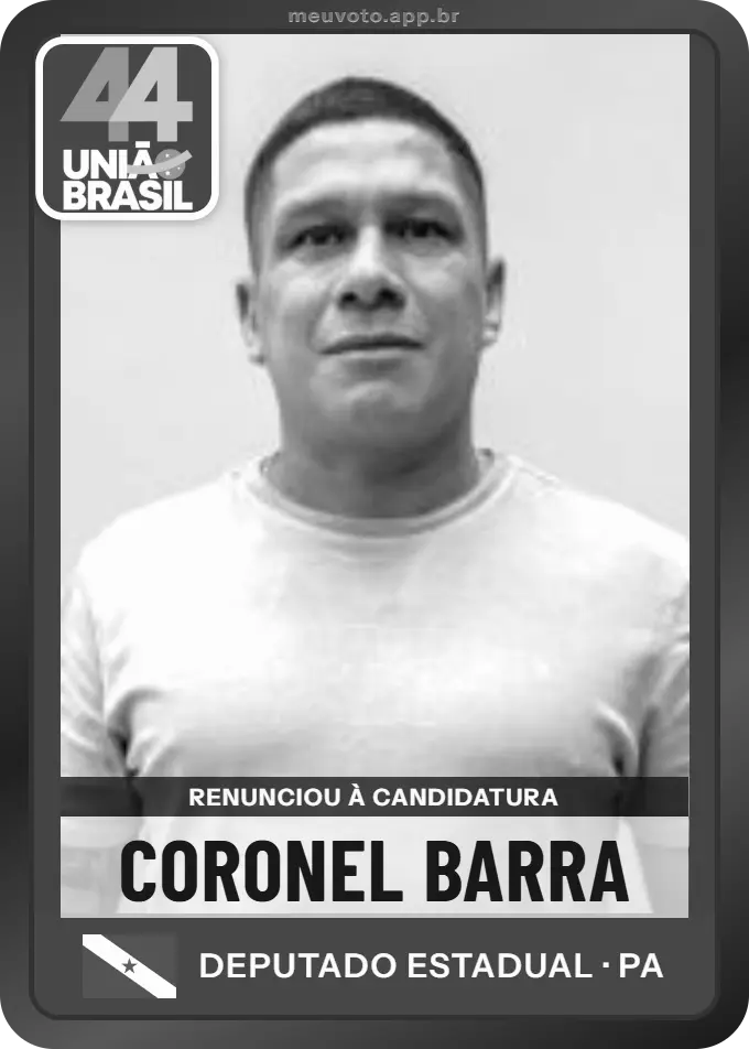 Carta de Coronel Barra, União. Renunciou à candidatura e não vai à urna.
