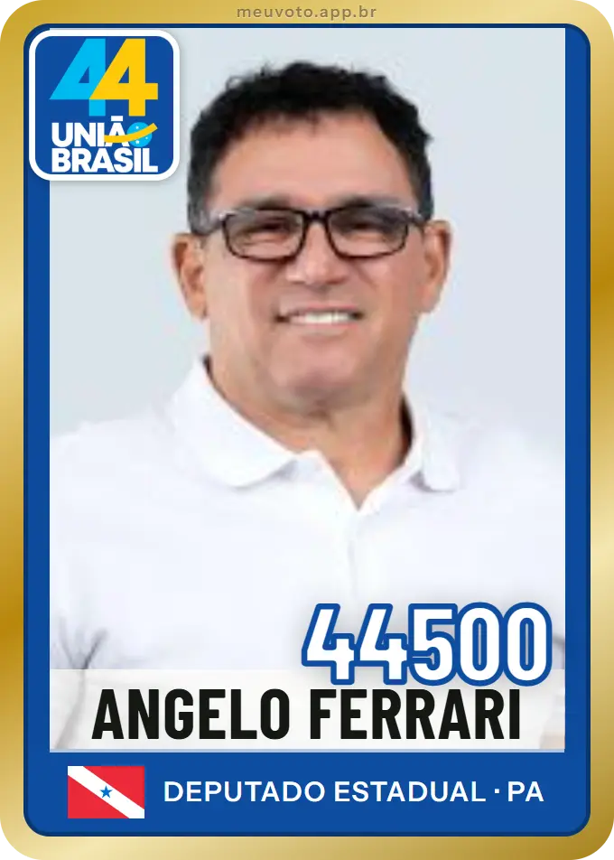Carta de Angelo Ferrari, número 44500, União