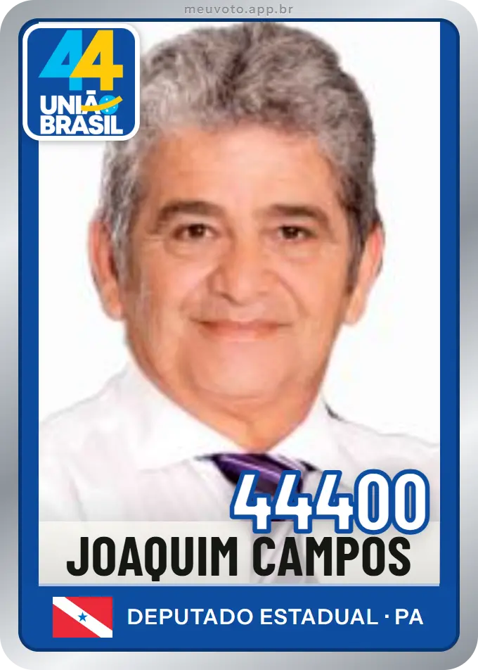 Carta de Joaquim Campos, número 44400, União