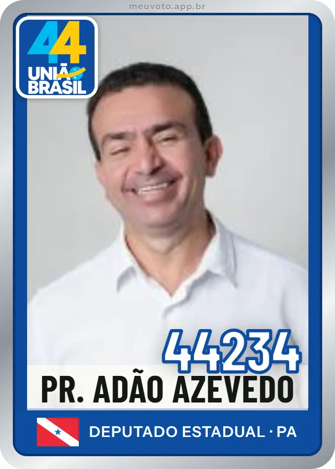 Carta de Pr. Adão Azevedo, número 44234, União