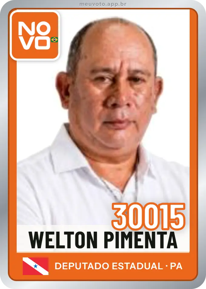 Carta de Welton Pimenta, número 30015, Novo