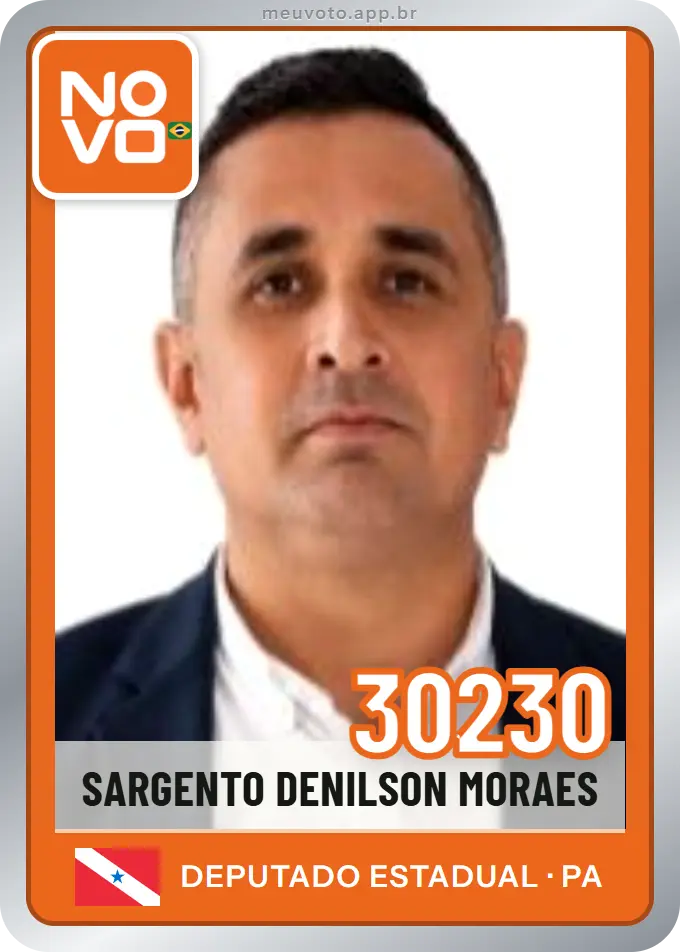 Carta de Sargento Denilson Moraes, número 30230, Novo