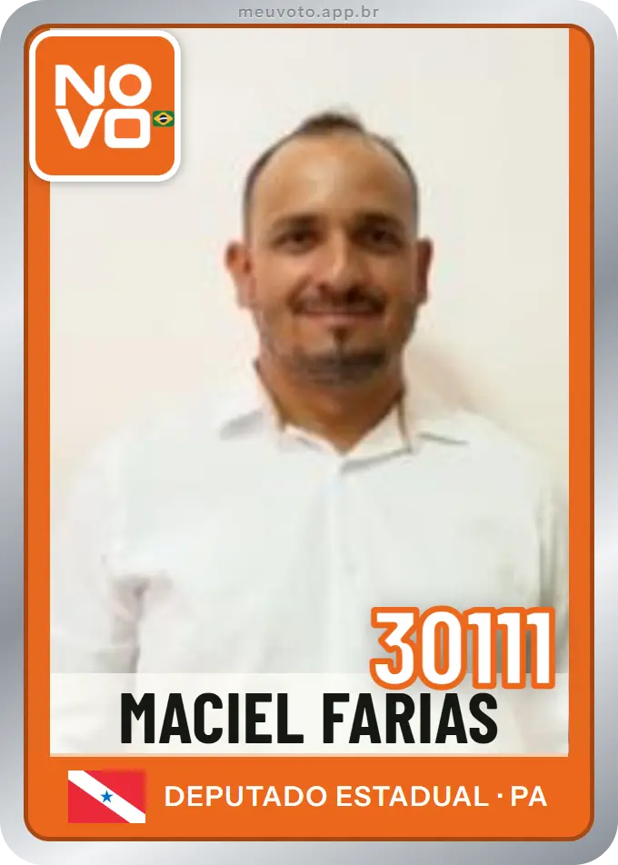 Carta de Maciel Farias, número 30111, Novo