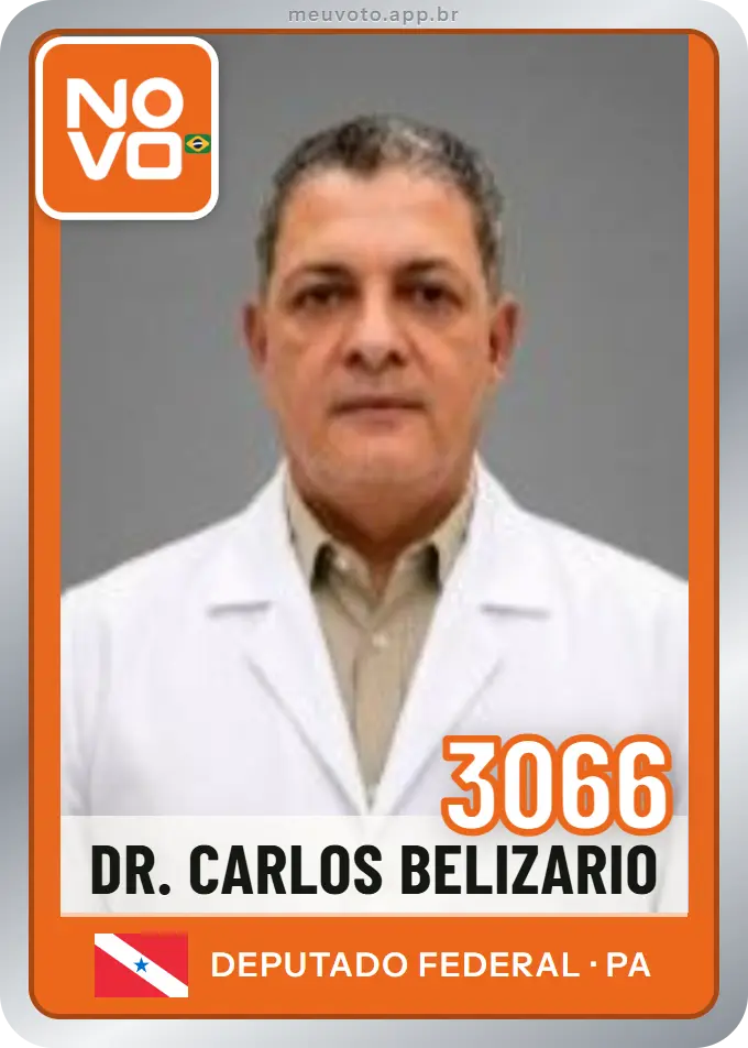 Carta de Dr. Carlos Belizario, número 3066, Novo