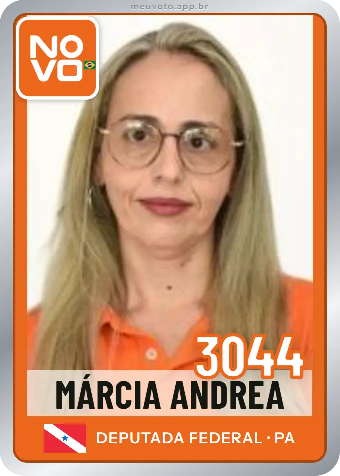 Carta de Márcia Andrea, número 3044, Novo