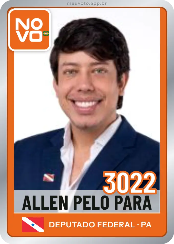 Carta de Allen Pelo Pará, número 3022, Novo