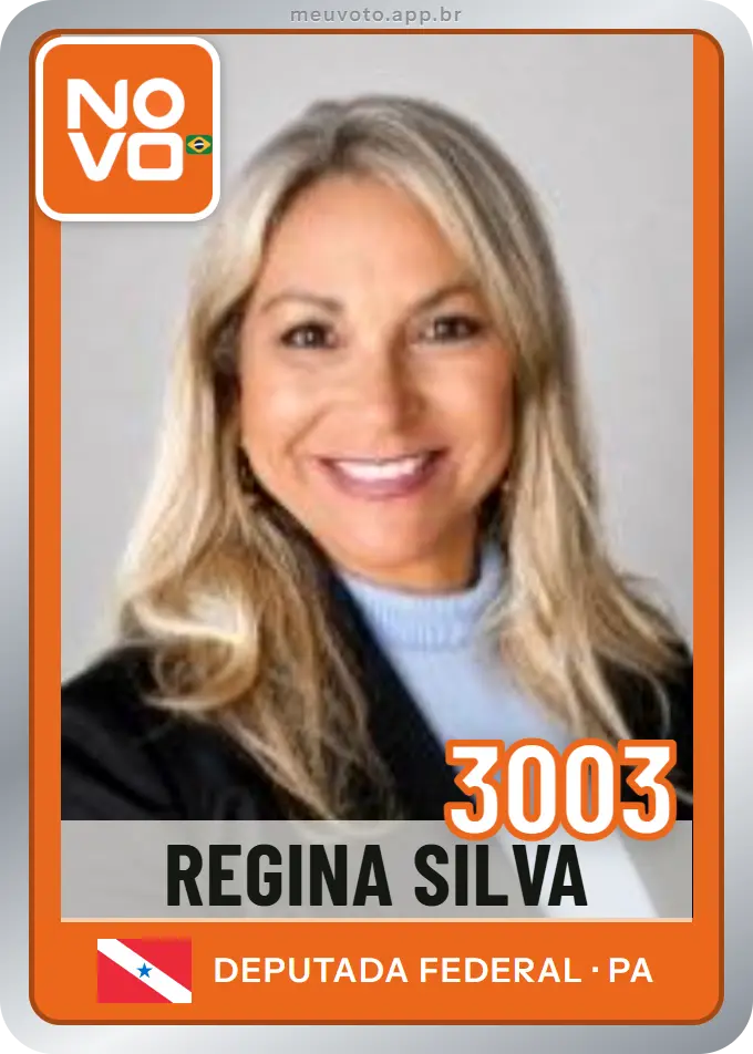 Carta de Regina Silva, número 3003, Novo