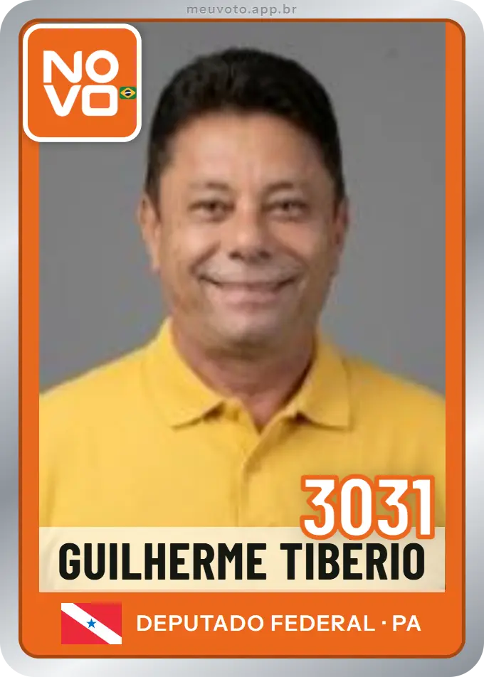 Carta de Guilherme Tibério, número 3031, Novo