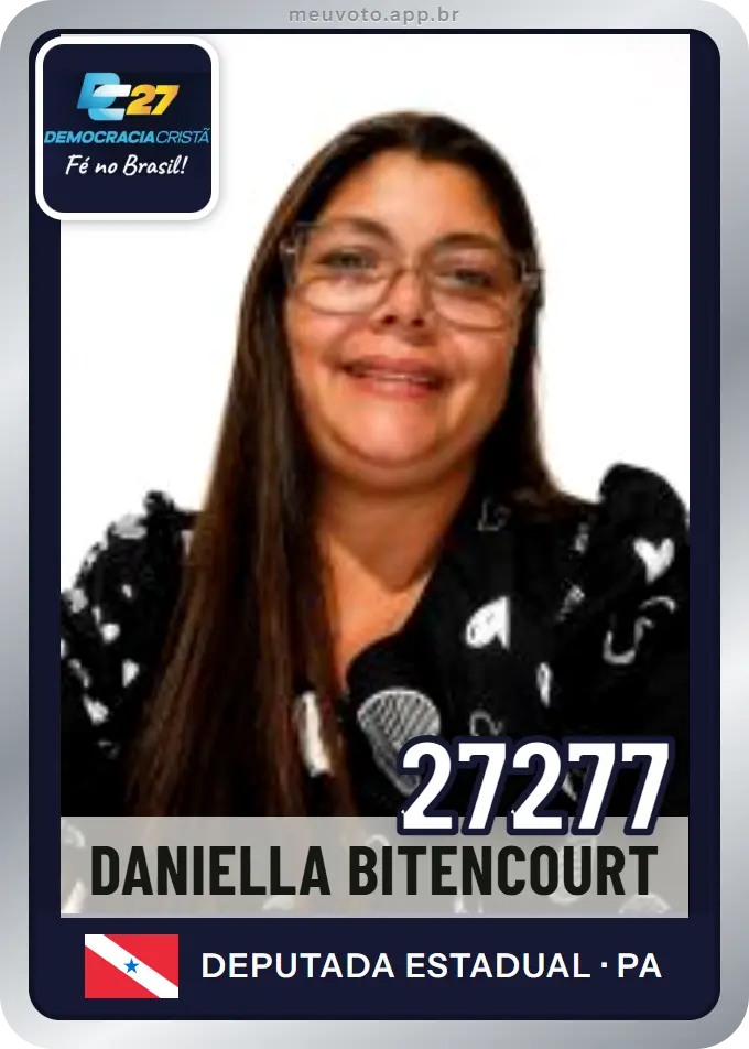 Carta de Daniella Bitencourt, número 27277, DC