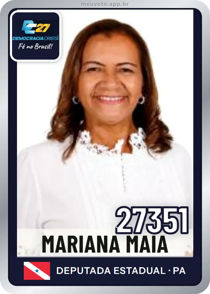 Carta de Mariana Maia, número 27351, DC