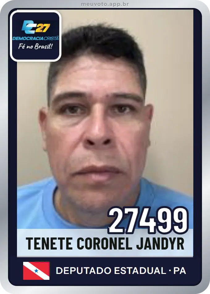 Carta de Tenete Coronel Jandyr, número 27499, DC
