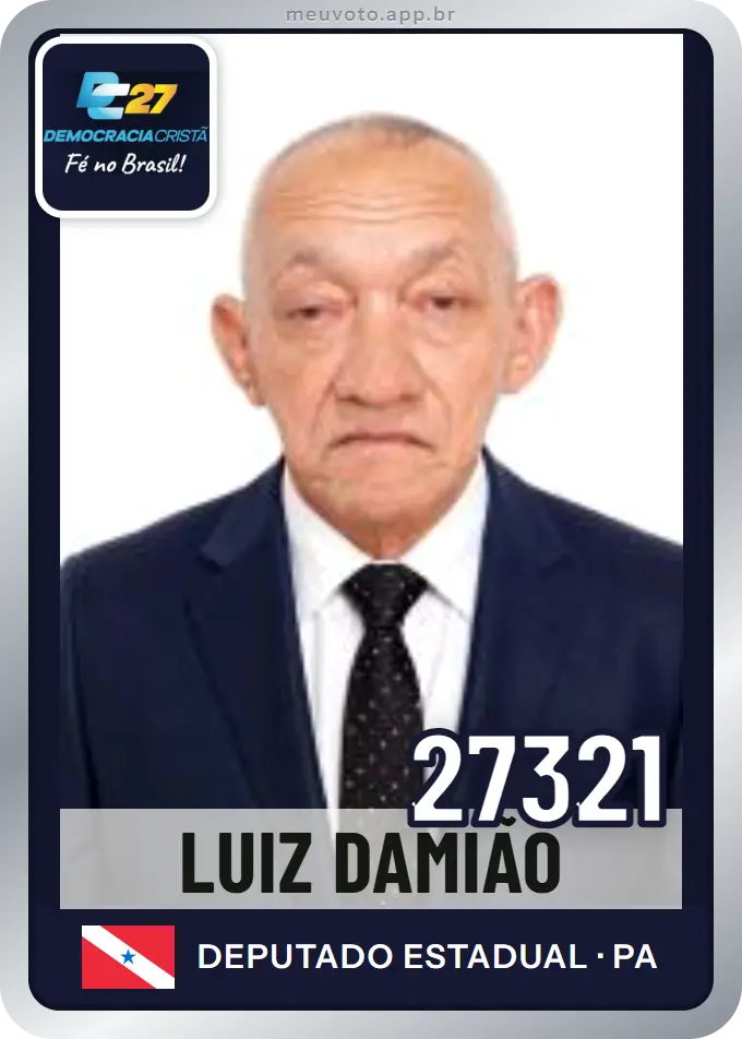 Carta de Luiz Damião, número 27321, DC