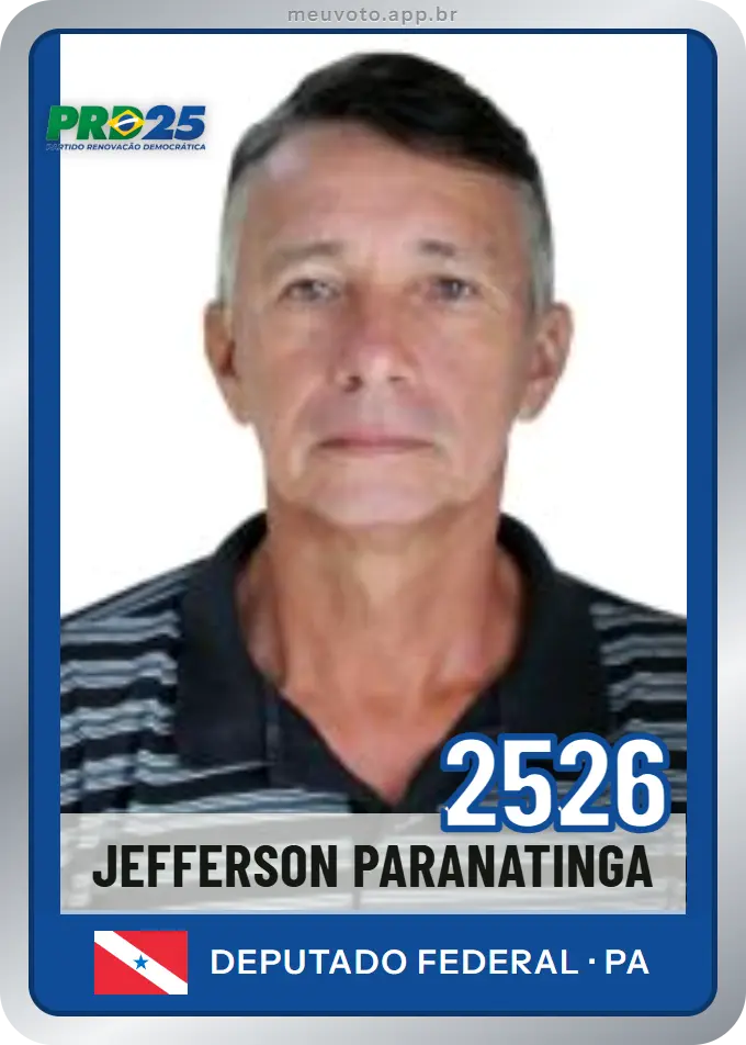 Carta de Jefferson Paranatinga, número 2526, PRD