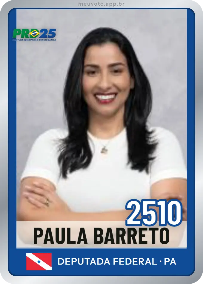 Carta de Paula Barreto, número 2510, PRD