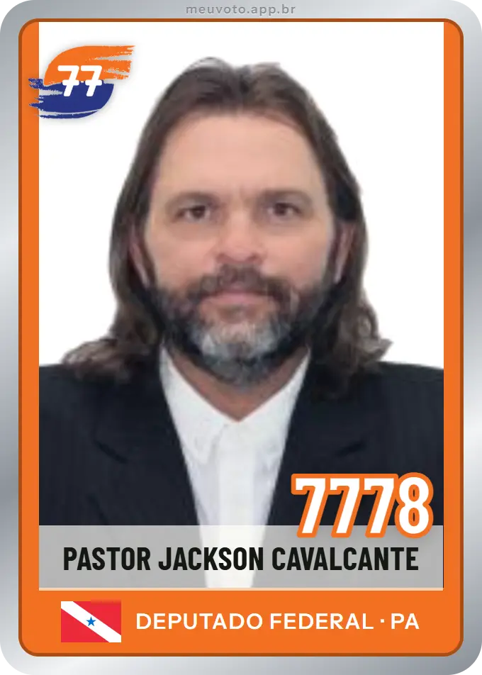 Carta de Pastor Jackson Cavalcante, número 7778, Solidariedade