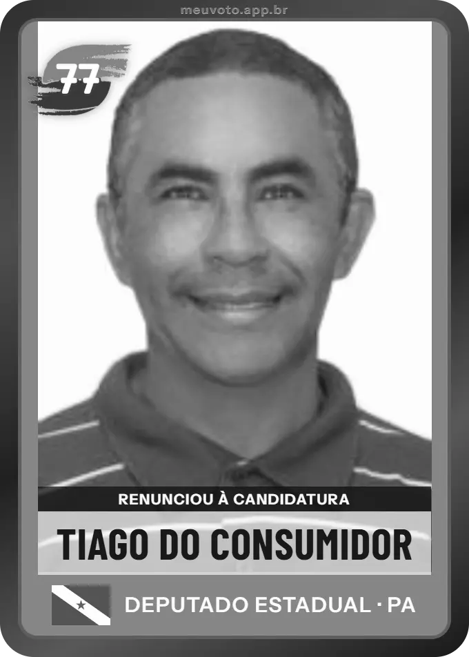 Carta de Tiago do Consumidor, Solidariedade. Renunciou à candidatura e não vai à urna.