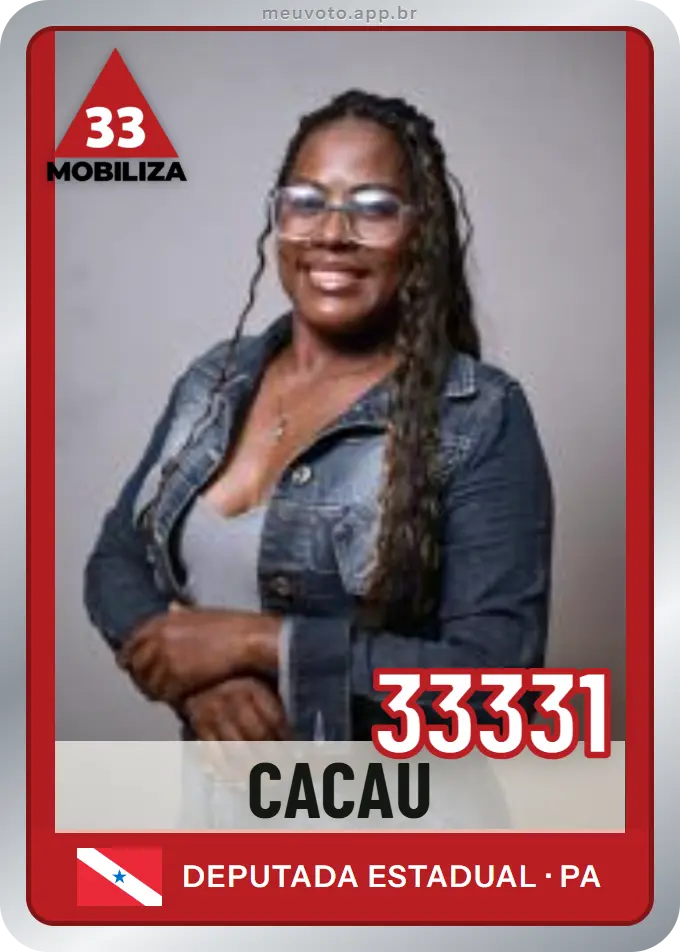 Carta de Cacau, número 33331, Mobiliza