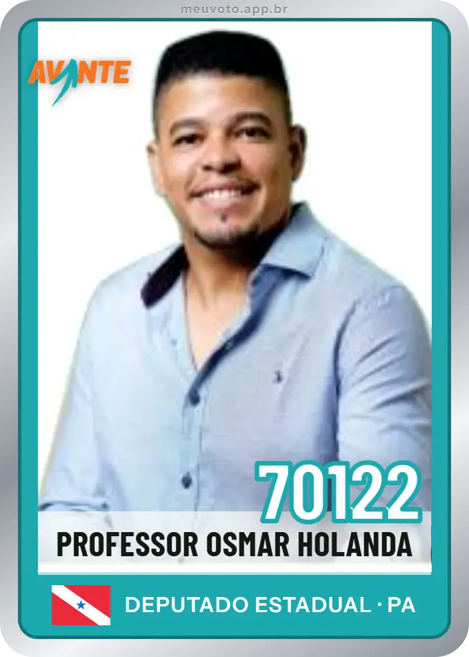 Carta de Professor Osmar Holanda, número 70122, Avante